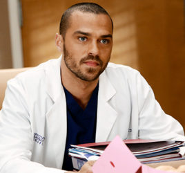 Grey's Anatomy Jackson Avery Jesse Williams Flowers